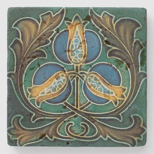 Stone Coasters Marble Art Nouveau ストーンコースター (正面)