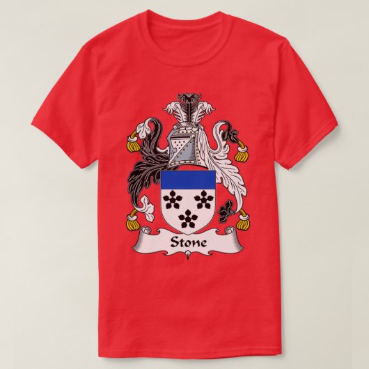 Stone Coat of Arms Family Crest 1 Tシャツ (デザイン正面)