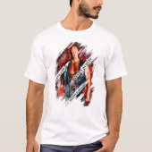 Stone Cold Steve Austin Artwork T-ShirtStone cold Tシャツ (正面)