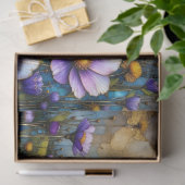 Stone Country Farmhouse in Floral Landscape 薄葉紙 (ギフト)