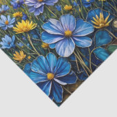 Stone Country Farmhouse in Patchwork Floral Valley 薄葉紙 (詳細)