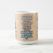 Stone Cross Cuz You Matter Ezekiel 18:21 Tシャツ コーヒーマグカップ (中央)