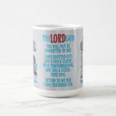 Stone Cross Cuz You Matter Isaiah 44:22 Tシャツ コーヒーマグカップ (中央)