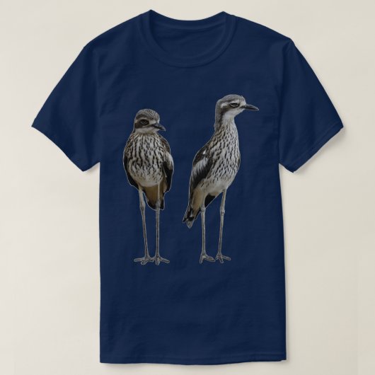 Stone Curlews Creeping Tシャツ (デザイン正面)
