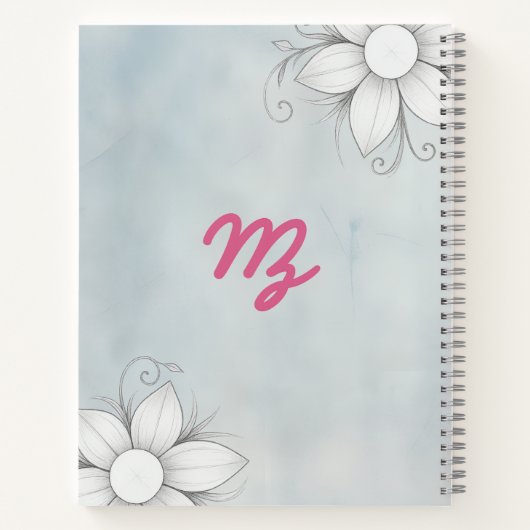 Stone Floral  ノートブック (裏面)