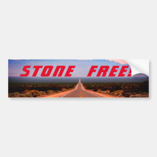 Stone free sticker foto Death Valley California バンパーステッカー