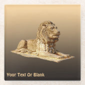 Stone Lion ガラスコースター (正面)