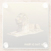 Stone Lion ガラスコースター (裏面)