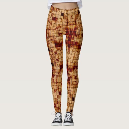 Stone Mosaiq - Power Yoga Leggings レギンス (正面)