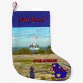 Stone Mountain GA Summit Skyride  スモールクリスマスストッキング (正面)