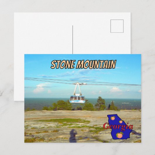 Stone Mountain GA Summit Skyride  Postcard ポストカード (正面/裏面)