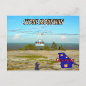 Stone Mountain GA Summit Skyride  Postcard ポストカード (正面)