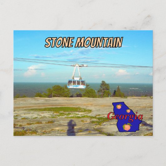 Stone Mountain GA Summit Skyride  Postcard ポストカード (正面)
