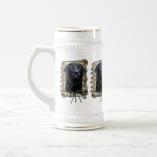 Stone_Paws_Labrador_Black ビールジョッキ (左)