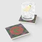 Stone Plaid Merry & Bright Coasters ストーンコースター (横)