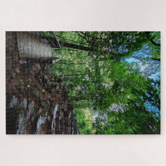 Stone Steps Through Green ジグソーパズル (横)