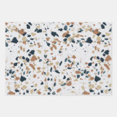 Stone Terrazzo Pattern ラッピングペーパーシート (正面)