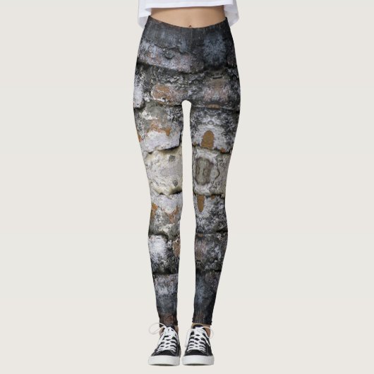 Stone Wall - Power Yoga Leggings レギンス (正面)