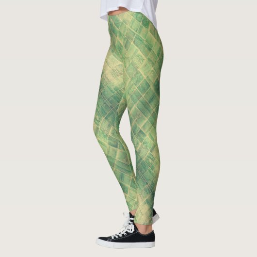 Stone Wall - Power Yoga Leggings レギンス (左)