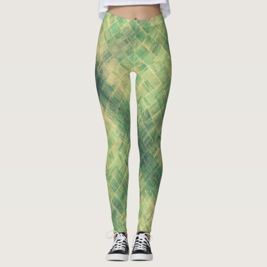 Stone Wall - Power Yoga Leggings レギンス (正面)