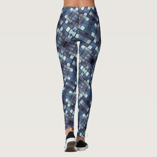 Stone Wall - Power Yoga Leggings レギンス (裏面)