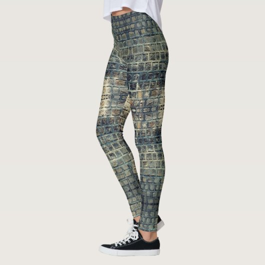 Stone Wall - Power Yoga Leggings レギンス (左)