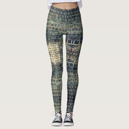 Stone Wall - Power Yoga Leggings レギンス (正面)