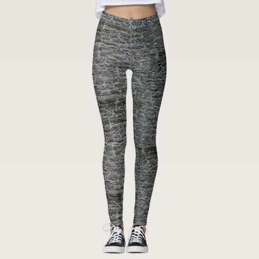 Stone Wall - Power Yoga Leggings レギンス (正面)