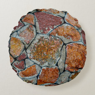 stoneabstractの美しい背景テクスチャ ラウンドクッション