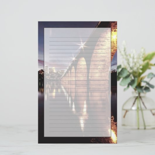 Stonearchのスカイライン 便箋 (スタンド正面)