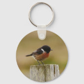 Stonechat Keychain キーホルダー (正面)