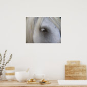 Stonecreekファームフェルトニー – 馬のAlyssum – 目 ポスター (キッチン)