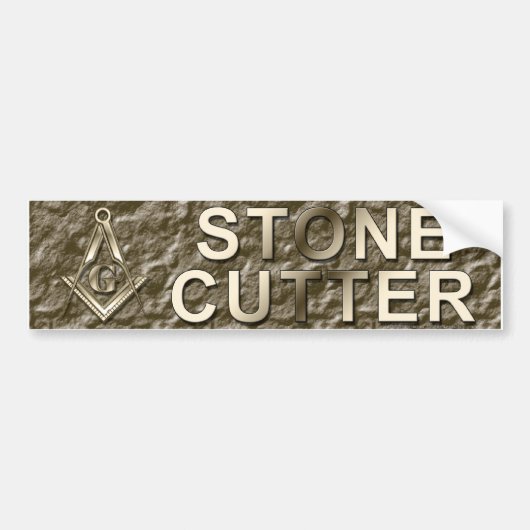 stonecutterのステッカー バンパーステッカー (正面)