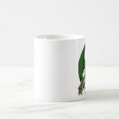 Stonefireのドラゴンは(緑ドラゴン) 11ozマグの頂点に達します コーヒーマグカップ (中央)