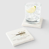 Stoneflyのニンフのコースター ストーンコースター (横)