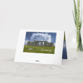 Stonehengeのおもしろいな老化の誕生日 カード (裏面)