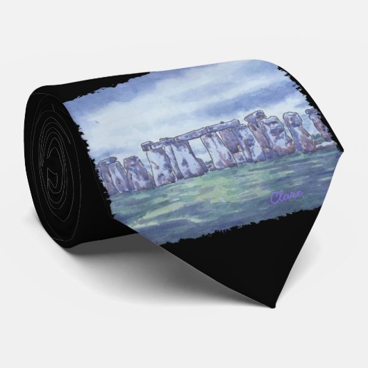 Stonehengeのタイ ネクタイ (ロール)