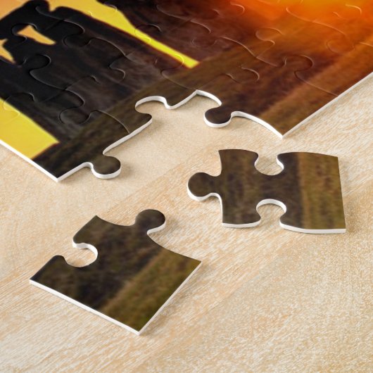 Stonehengeの古代先史時代記念碑 ジグソーパズル (側面)