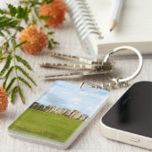 Stonehengeの石造りの円記念碑 キーホルダー (正面右)