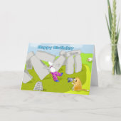 stonehengeの誕生日の息子 カード (正面)