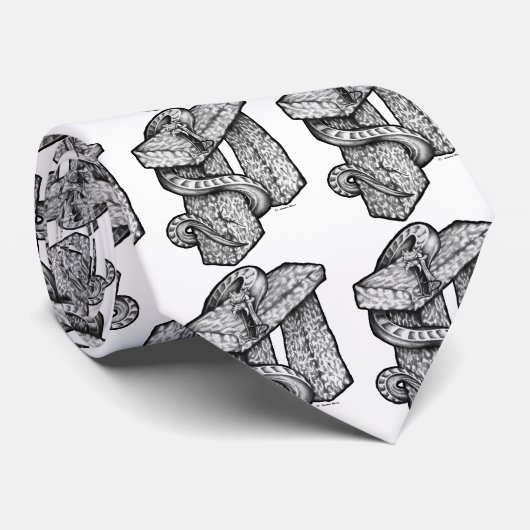 Stonehengeはわなにかけました ネクタイ (ロール)