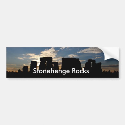 Stonehengeはバンパーステッカーを揺すります バンパーステッカー (正面)