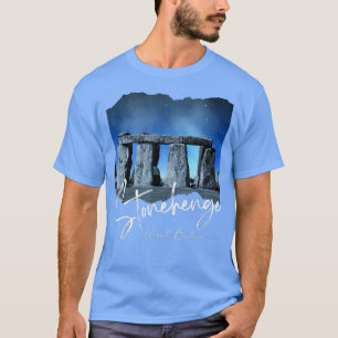 Stonehengeイギリス土産物Stonehenge At Night 317 Tシャツ