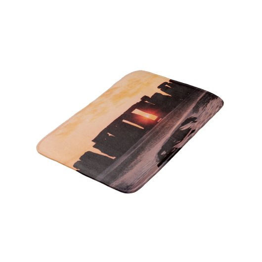 Stonehenge、冬至 バスマット (アングル)