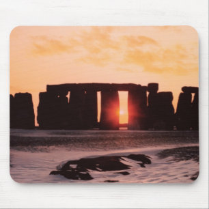 Stonehenge、冬至 マウスパッド