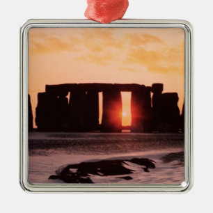 Stonehenge、冬至 メタルオーナメント