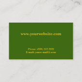 Stonehenge 名刺 (裏面)