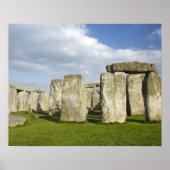 Stonehenge (circa 2500 BC), UNESCO World 3 ポスター (正面)