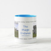 Stonehenge Customizeableのマグ マグカップ (中央)