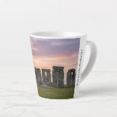 Stonehenge England Ancient Stone Circle カフェラテマグ (右アングル)